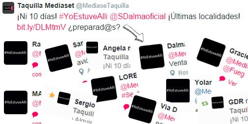 MediaseTaquilla's tweet photo. .@SDalmaoficial Entradas http://t.co/TvB2bKhgTy Y se nos ocurrió preguntar si estabais preparados... #YoEstuveAlli http://t.co/oMco4Xfaud
