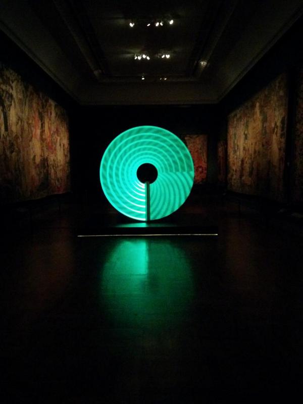 Fantastic installation by Felix de Pass in the tapestry room at V&amp;A