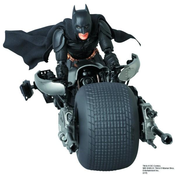 DCOfficial's tweet image. Bat-fans! You're going to want this MAFEX The Dark Knight Rises 2.0 Action Figure &amp;amp; Batpod: bit.ly/1xOxhl1