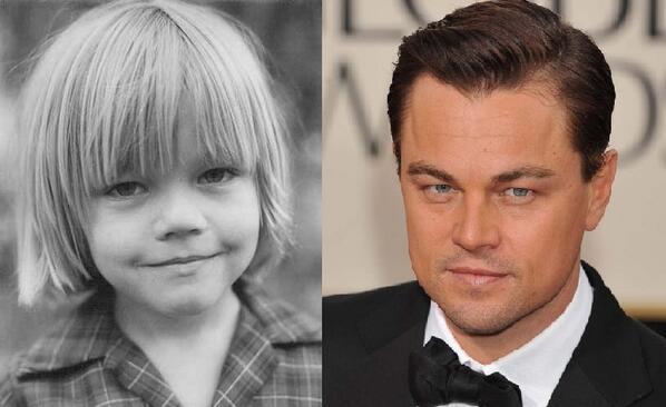 ThenNowWow's tweet image. Leonardo DiCaprio