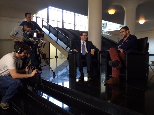 Opnames voor de Drie Digitale Dagen <a href="/HrlnSmartCity/">Heerlen Smart City </a> #smartservices