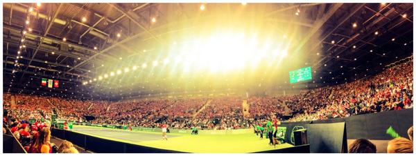 Baker_Source's tweet image. “@Bastian_Baker: C&apos;mon Roger!! Now your turn Stan! #SUIVSITA #DavisCup http://t.co/rbUL3yMghq”