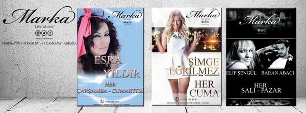 20 Eylül'den İtibaren Hafta'nın 7 Günü Canlı Müzik MARKA !