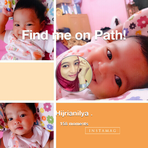 Hijrianilya's tweet photo. I've shared 158 memories with my friends on #Path - see them now at http://t.co/lQExY6oD8T! #thepersonalnetwork http://t.co/cNoJhtC7T4