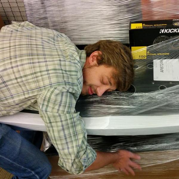 nomidevelopers's tweet photo. Nerd at first sight: @darrengruber  and arcade cabinet were made for each other. http://t.co/L99bKwB6yA