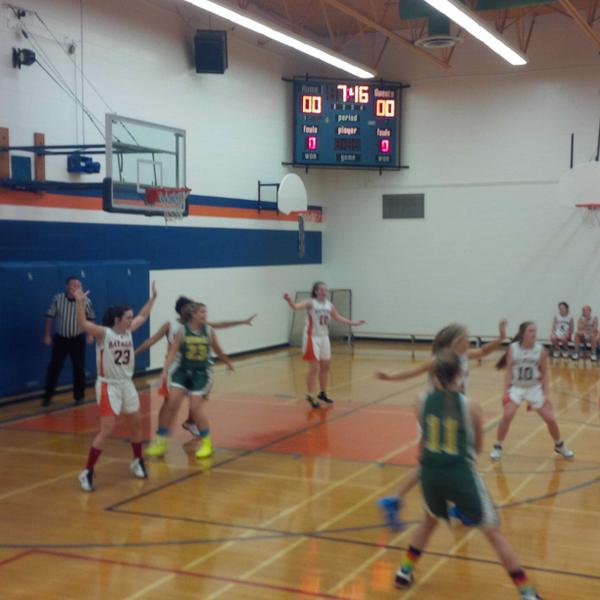 LittleNeilZ's tweet photo. The long awaited start of the @BayridgeSS_LDSB Sr Girls Basketball season #YouGoGirls #BlazersRock http://t.co/6mVwqIvIu1