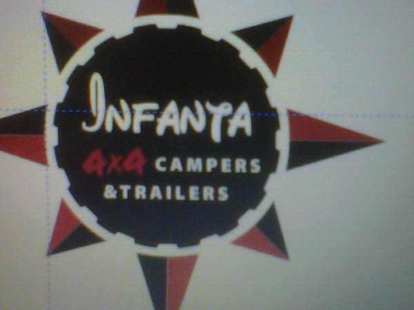 New logo for Infanta 4x4 Trailers and Campers. #camping #outdoorfun #qualitymatters @Lekkerkamp