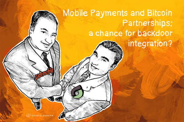 Cointelegraph's tweet photo. Mobile Payments and Bitcoin Partnerships: a chance for backdoor integration? - http://t.co/MP39RVMq58 #Bitcoin #news http://t.co/gQsG0D5F59