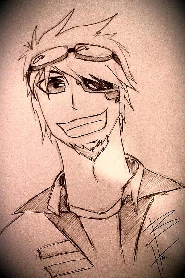 Bianca_X23's tweet photo. 1am sketch from last night:
Captain Basil Longshorts(@YogscastLalna)
#YogsQuest http://t.co/sCrxEQyn28