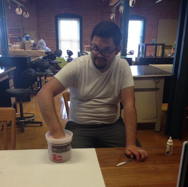 RISDGradID's tweet photo. Casual casting Fridays with Juan. http://t.co/5i2ZoUPeil