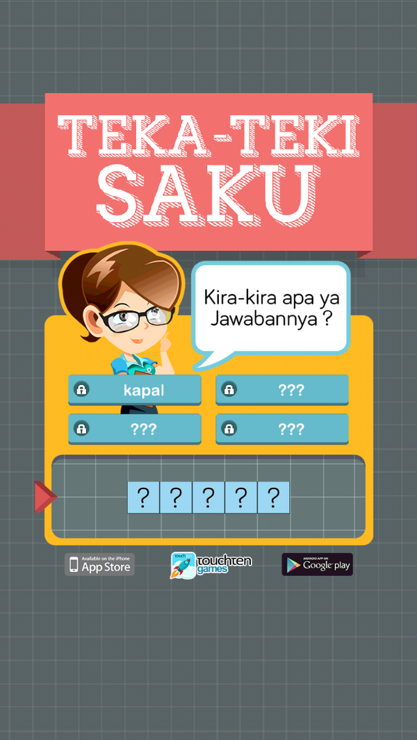 Ricky_Burick's tweet photo. Jawabannya apa ya? Bantu aku memecahkan #TekaTekiSaku ini! download gratis di http://t.co/UOcuyDgXhQ @touchtengames http://t.co/3tspigrIwN