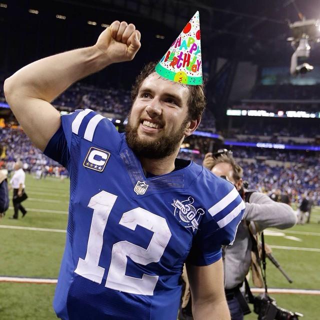 Double-tap to wish Andrew Luck a happy birthday! by nfl 