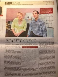 CrowdCheck's tweet image. CrowdCheck featured in the Washington Business Journal. bit.ly/1uuqdVV #crowdfunding #startups #JOBSAct