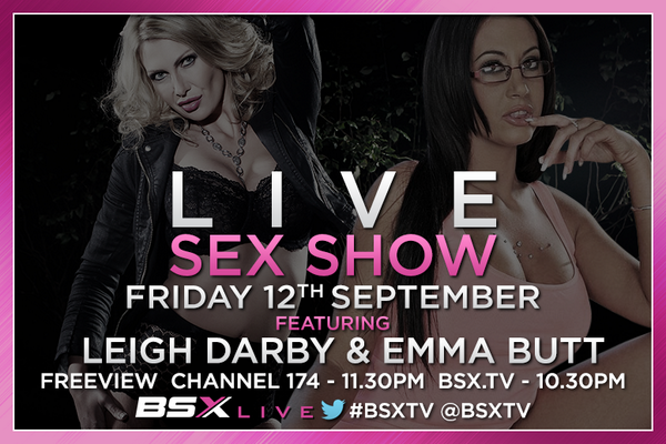 Catch #BSXTV! Its a #LIVE #GG #SEXSHOW Special featuring @sexyemmabutt &amp; @leigh_darby 
#FREEVIEW CH 174 at 11:30PM http://t.co/QEqz99Saor