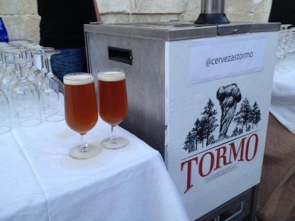 Espectacular la cerveza de <a href="/cervezastormo/">Cervezas Tormo</a> en #CuencaEnamora @