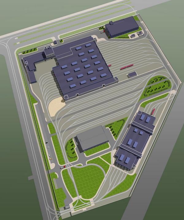 Geolongo's tweet image. Комплексное проектирование промышленных объектов Geolongo™.Трамвайный парк.