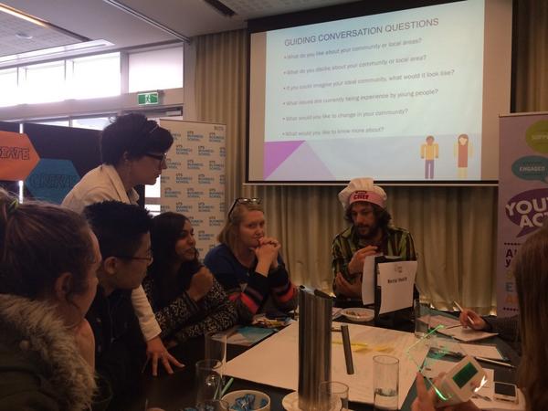 BuddhaDeFunkt's tweet photo. Its awesome being at #ShiftThis2014 with #yacfairfield theres so many good discussions on! Thanks @YouthActionNSW http://t.co/VLru79KPGW