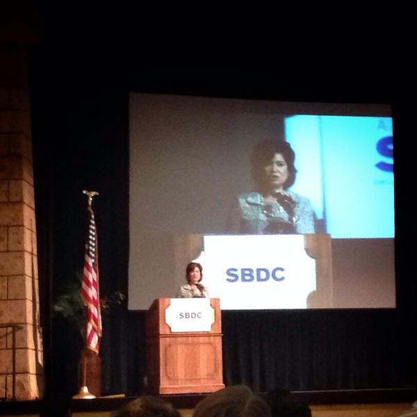 sereedmedia's tweet photo. delighted the @SBAgov is being run by a CA small biz owner! thank you for supporting the #sbdc @MCS4Biz! #ASBDC2014 http://t.co/nddfA9kW3D