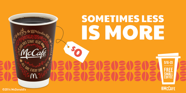 #FreeCoffee is back until 9/29. Get it starting 9/16 during breakfast!