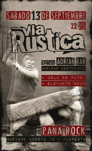 ViaRusticaRock's tweet image. Mañana! #YoNoSe hacer otra cosa... #Quesearock !!!