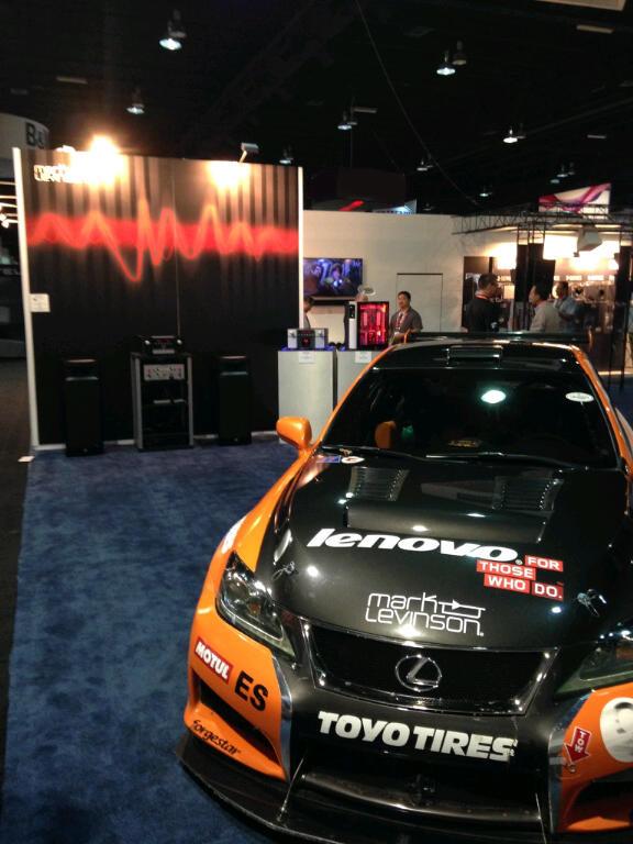 Lexus's tweet photo. High performance & high fidelity merging at the Custom Electronic Design & Installation Association show. #LexusCCSR http://t.co/mA4tFSnAgI