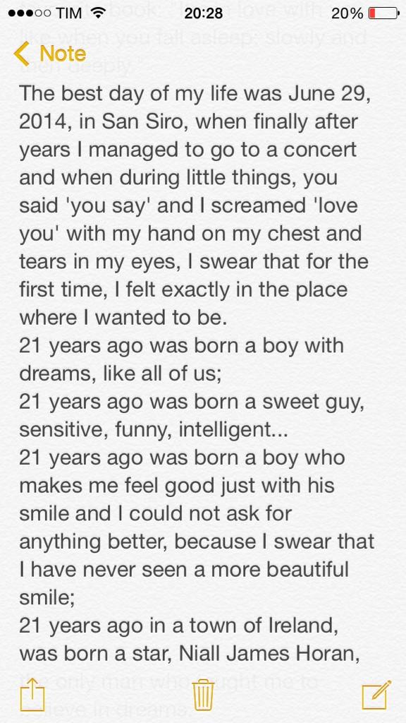 onedaresoperf's tweet photo. @NiallOfficial HI HONEY, ILYSM💘💘
HAPPY BDAY, I'M SO PROUD OF YOU +21
PLS READ THIS
👇👇👇👇👇👇👇👇👇👇 http://t.co/GY4lEQeHei