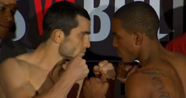 PFLMMA's tweet photo. #WSOF13 Weigh-Ins: Timur Valiev 135.5lbs vs @TheBeastChapman 134.8lbs! http://t.co/HqQKhVajpZ