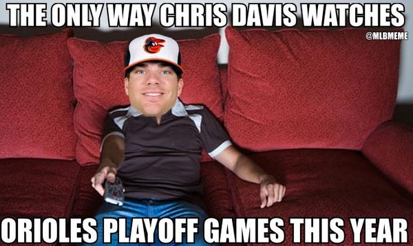 MLB Memes on X: Poor Chris Davis  / X