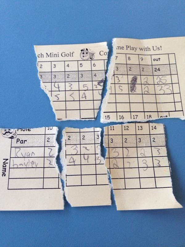 Cessy_23's tweet photo. Someone's a little mad #monigolf #missingapiece #madhayley http://t.co/wlrW5tdZmC