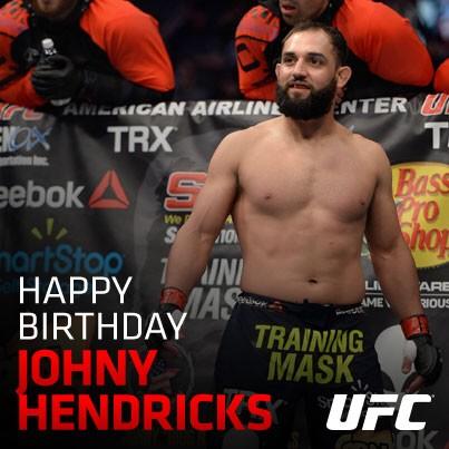 RT to wish UFC welterweight champion <a href="/JohnyHendricks/">.</a> a "Bigg Rigg" Happy Birthday!
