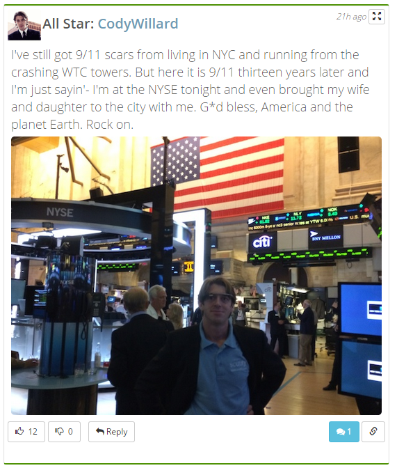 scutify's tweet photo. The most popular Scuttle of the week comes from @codywillard with his thoughts on #911,13 years later. #scutify http://t.co/mFaqZ8FoTz