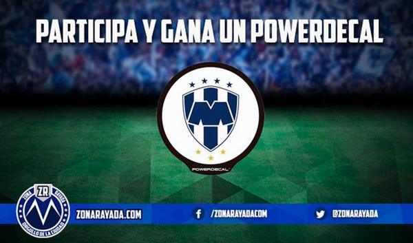 zonarayada's tweet photo. ¿Listos #Rayados ? Entra a nuestro blog y descubre la dinámica para llevarte tu #PowerDecal http://t.co/qnc30XDMQE http://t.co/XqtL3b9aST