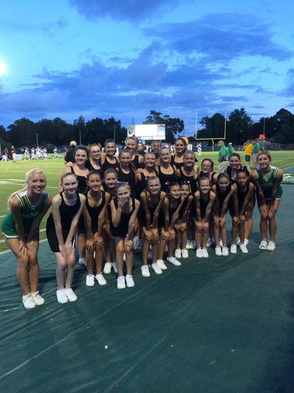 PensacolaCHS's tweet photo. It's Sacred Heart night at the CHS game! #cysl #sacredheartgatoes #GoCrusaders http://t.co/hjYHTdP19f