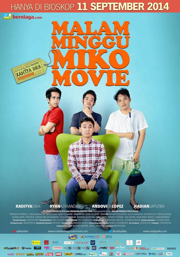 eventsurabaya's tweet image. Tontonan wajib weekend besok -&amp;gt; Malam Minggu Miko Movie di Bioskop-bioskop kesayangan mu