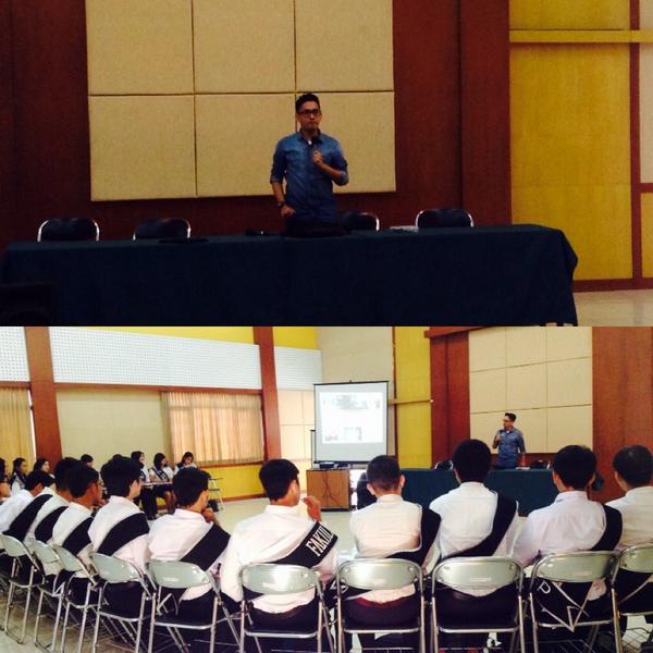 Hari pertama materi Public Speaking dan Materi pertama dari Mas Arie dr <a href="/djarieschool/">DJ Arie School</a> #PPPForsi2014