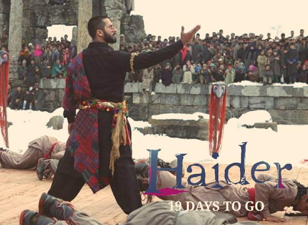 ishiagarwal91's tweet photo. Its #13september ...just 19 more days to go for #Haider 😍 #HaiderFever #HaiderGiri #HaiderOnMyMind 😊 #Excitement http://t.co/0IUlMHC4kM