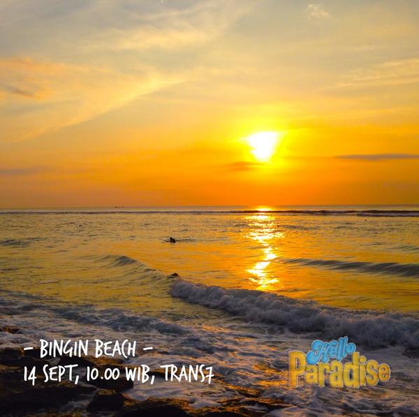 Pantai Bingin, salah satu pantai tersembunyi di Bali. Temukan pantai eksotik lainnya, besok (14/9) pkl 10.00 <a href="/TRANS7/">TRANS7</a>
