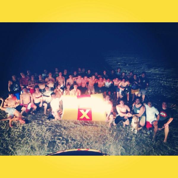 Rusblee22's tweet photo. “@dchitamucc: Capture the flag at JP luby beach. Great turn out! #RushDeltaChi #TAMUCC18 #TAMUCC #fallrush2014 #ΔΧ http://t.co/kCRKBnuGLU”