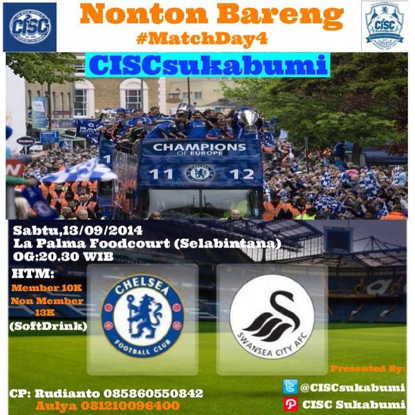 CISCsukabumi's tweet photo. Selamat siang! #ChelseaDay #BudayakanNonbar http://t.co/iZ1tbPHX3a