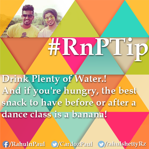 CardozPaul's tweet photo. #RnPTips 

Drink Plenty Of Water!!

#RnP #Dance #Life #Tips #Tricks http://t.co/9jQvFAGomR