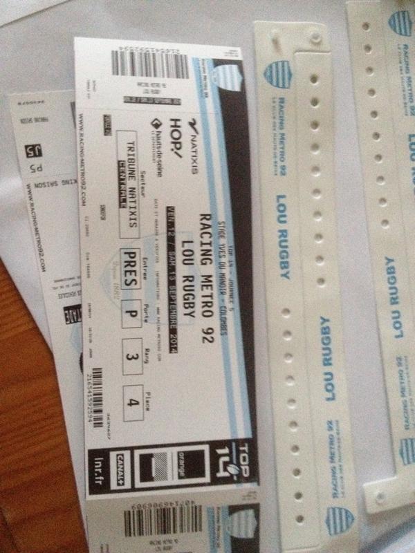 SONDEFOR's tweet photo. @RM92_VIP @RacingMetro92 trop bien ce soir c'est match ! Faire partager son amour du rugby ! http://t.co/4nx0YCLLtF