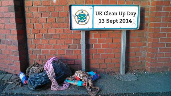It's #UKCleanUpDay today, and it's not too late to get involved. Find your nearest clean up at buff.ly/1tQOJ5N