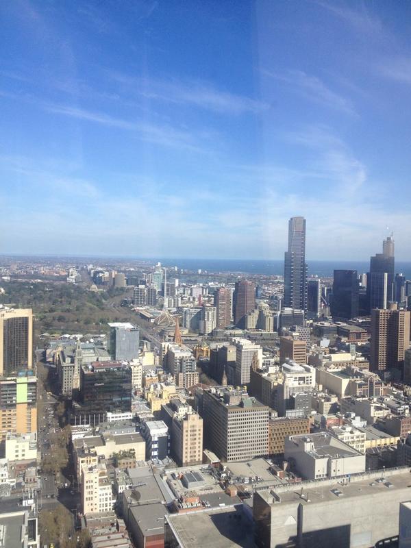 toastmastercath's tweet image. #melbourne you are so beautiful #level55