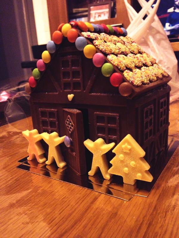 AmyTho91's tweet photo. Chocolate House I made from scratch 🍫❤️ #misscoco #chocolate #chocolatehouse #delicious http://t.co/Jua6jCbEsV