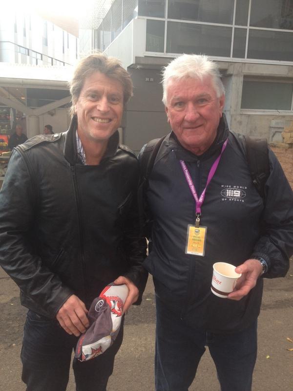 Peter_Colquhoun's tweet photo. Getting some tips on fashion and hair from the one and only!! http://t.co/eeBJ0IoDjY