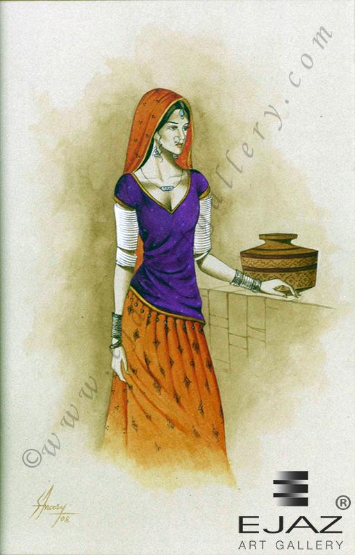 S.A. Noory
10" x 7" Code: PT: 3287
Water Color on Paper
#pakistani #art #artist #visualart #visual #painting