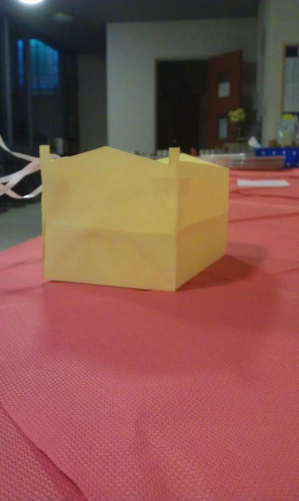 A paper St John's waiting to play its part in our birthday party tomorrow at 10am with balloons &amp; followed by a cake.