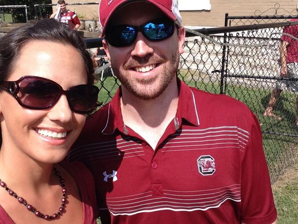 Selfie with <a href="/NashvilleGCocks/">Nashville Gamecocks</a>. Go #Gamecocks! #SCvsVANDY