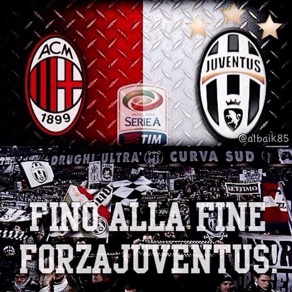 abuuddz's tweet photo. forza juventus #MilanJuve #ForzaJuve #juventusday http://t.co/QXv6ZlEtXq