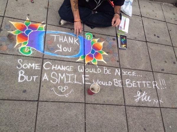 Been_Found's tweet photo. Saw this lovely message today .. Be kind :) http://t.co/6NU9fyQgIp